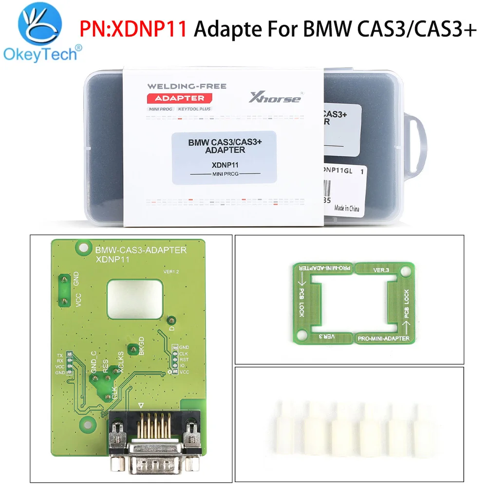 

Newest Xhorse XDNP11 CAS3/CAS3+ Solder Free Adapter For BMW Car Diagnostics Tools Work with MINI PROG/KeyTool Plus/VVDI Prog