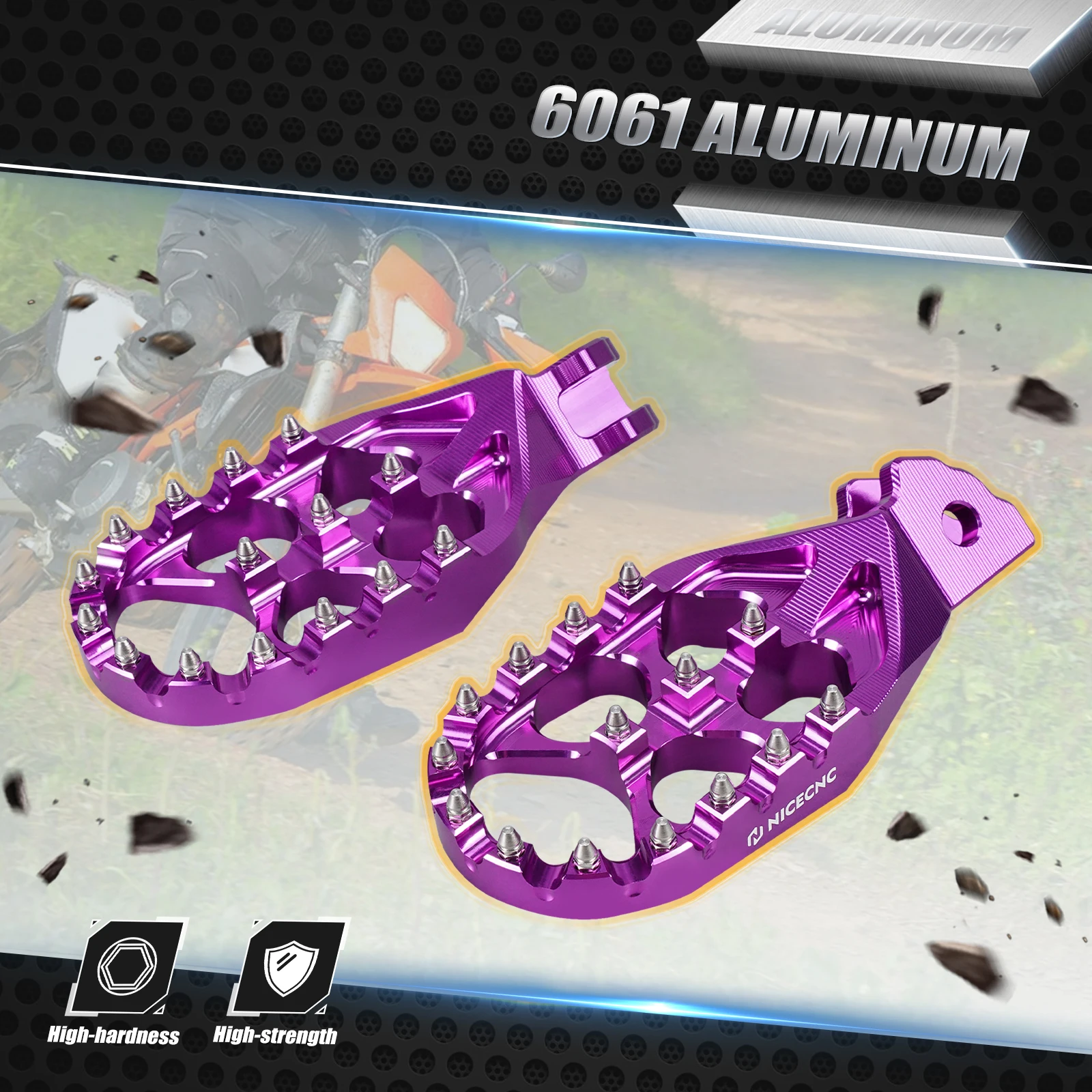 Для велосипеда Surron Light Bee X S L1E 2023 2024 детали Sur ron Segway X160 X260 NICECNC увеличенные подножки