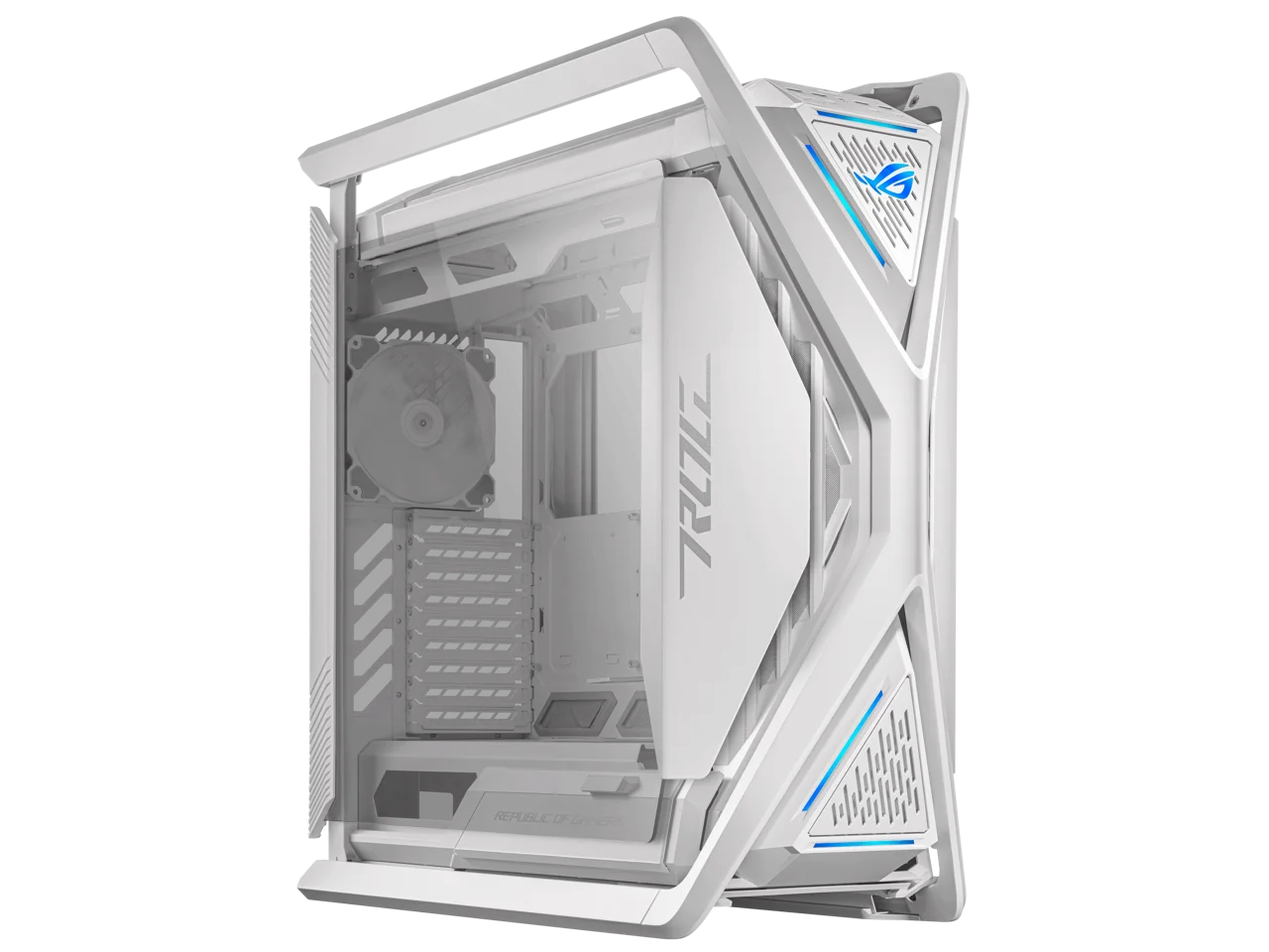 ROG Hyperion GR701 белый корпус компьютера EATX с полной башней и полуоткрытой структурой