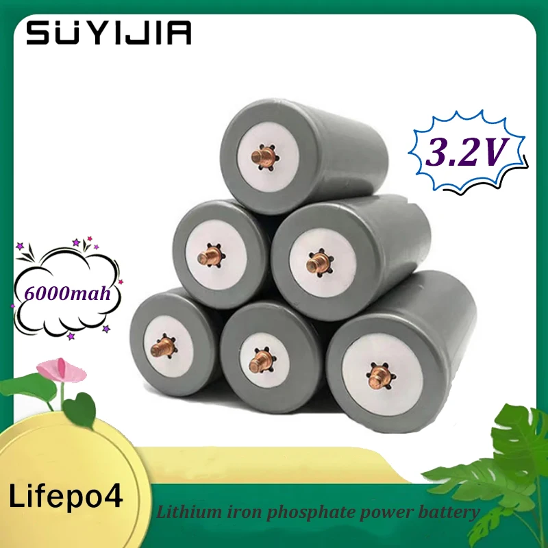 

Lifepo4 3.2V 32700 6000Mah Battery for With Screw Head Smart Robot Electric Toy Car Large Capacity Rechargeable Lithium Battery