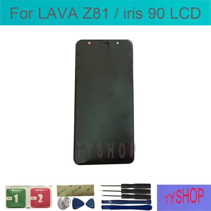 100% протестированный для LAVA Z81 / Iris 90 ЖК-дисплей сенсорный экран с пламенем