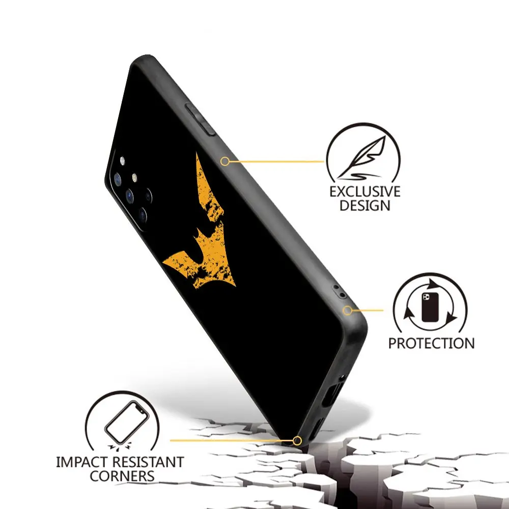 Ультратонкие чехлы с изображением героев Бэтмена для OnePlus 8T 9Pro 9R 7 8 Nord N10 5G 2 черный