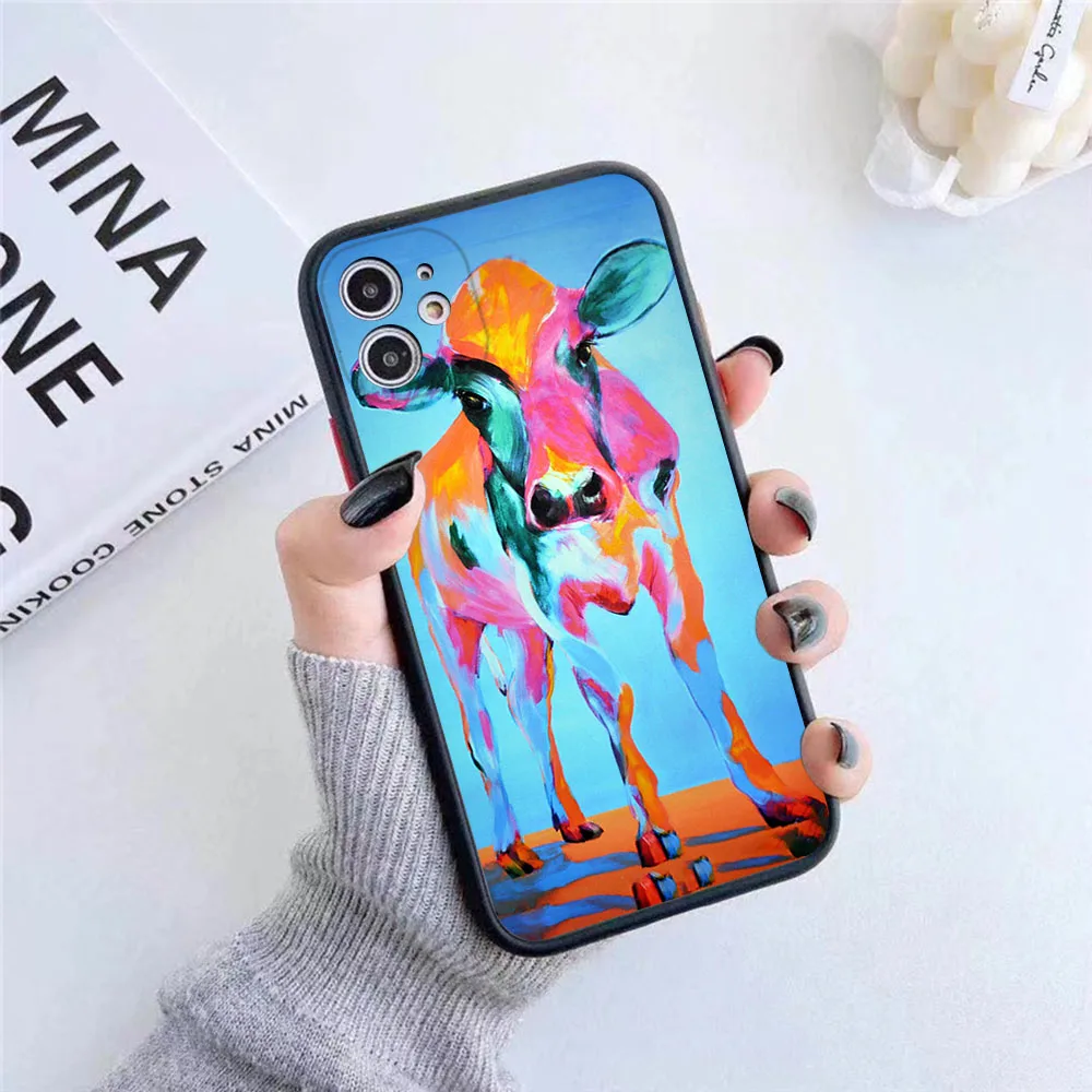 Новый тренд простой белый черный чехол для телефона из коровьей кожи iPhone 16 15 14 11 12