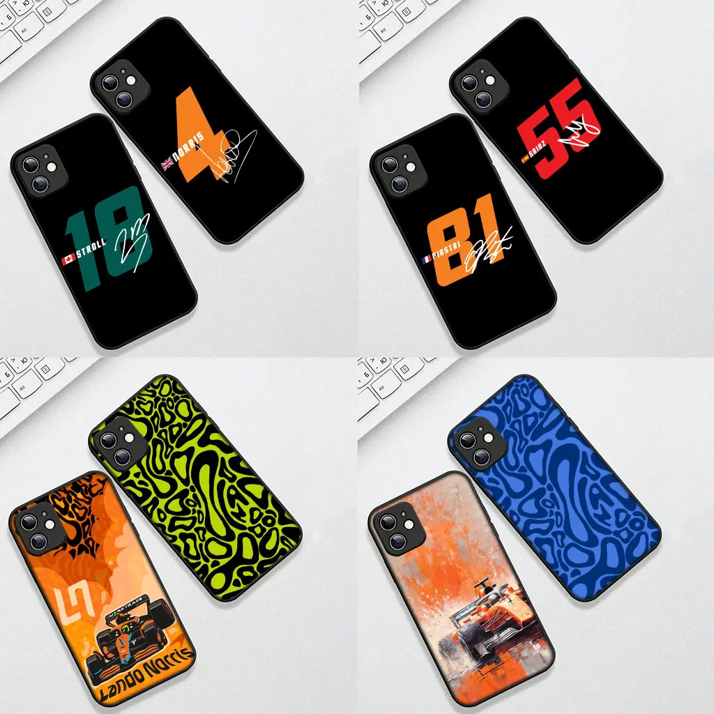 Фото Чехол для телефона Xiaomi Poco C71 C65 C61 X7 X6 X5 M6 M7 F5 F6 F7 Ultra Pro C75 Чехол Formula 1 F1 Number LN4s No 4 81 63 Корпус №2
