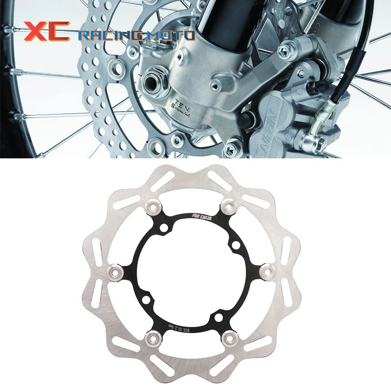 

Motorcycle 270mm Front Floating Brake Disc Rotor Disk For Kawasaki KX125 KX250 KX250F KX450F KLX450R KX KLX Motorcross Dirt Bike