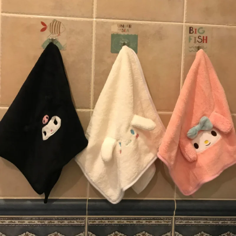 

Полотенце для студентов Sanrio серии Coolmins Wind, высокая красота, нефрит, лавритовая собака, мелодия, коралловый бархат Sanrio для впитывания воды