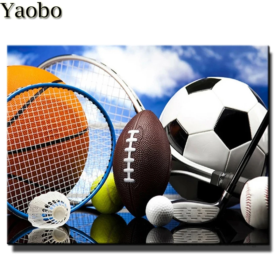 

Алмазная 5D картина с изображением футбола, игры в гольф