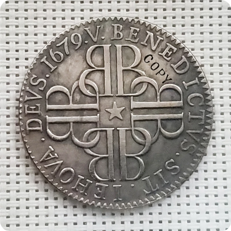 Швейцария-Республика Берн Thaler 1679 Бернская копия монет |