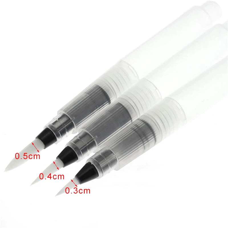 1/3pcs/set Coloring Water Painting Pen Fondant Plastic Watercolor DIY Cake Decorating Baking Tools Decoration Accessories - купить по