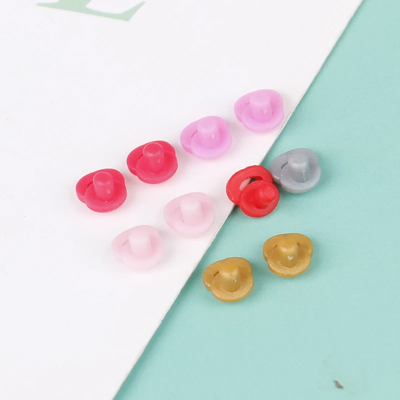 

10pcs Dollhouse Miniature Mini Nipples Model Pretend Play Toys Doll Accessories