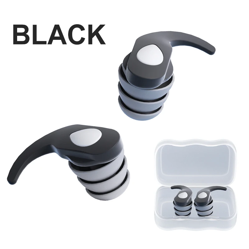 

1 пара берушей Tapones Para Dormir Водонепроницаемые беруши для сна Три слоя Шумоподавление Плавание Oordopjes Беруши