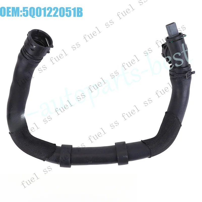 Фото Шланг радиатора S+ 5Q0122051B для VW GOLF Mk7 1.8, нижний, 2014-2020, CJSB, охлаждающая жидкость Gates №1