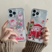 bandai quicksand shell christmas rena belle kirby for iphone12 12pro 12promax 11 13 pro 11promax x xs max xr cover phone holder