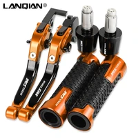 motorcycle aluminum adjustable brake clutch levers 78 2224mm hand grips ends parts for 690sm 690 sm 2007 2008 accessories