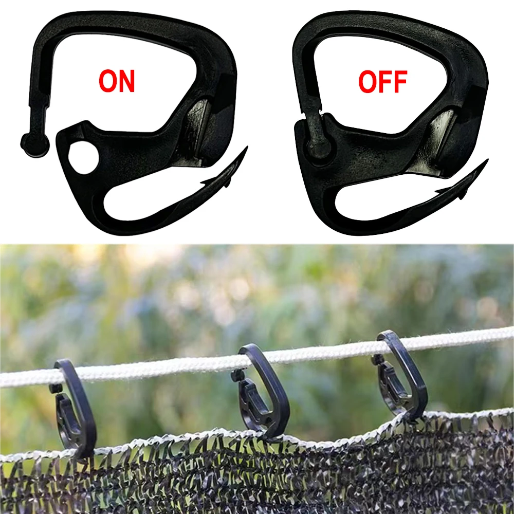 

10pcs Wholesale Greenhouse Shading Net Hooks Greenhouse Accessories Vegetable Greenhouse Hooks Home Gardening Supplies
