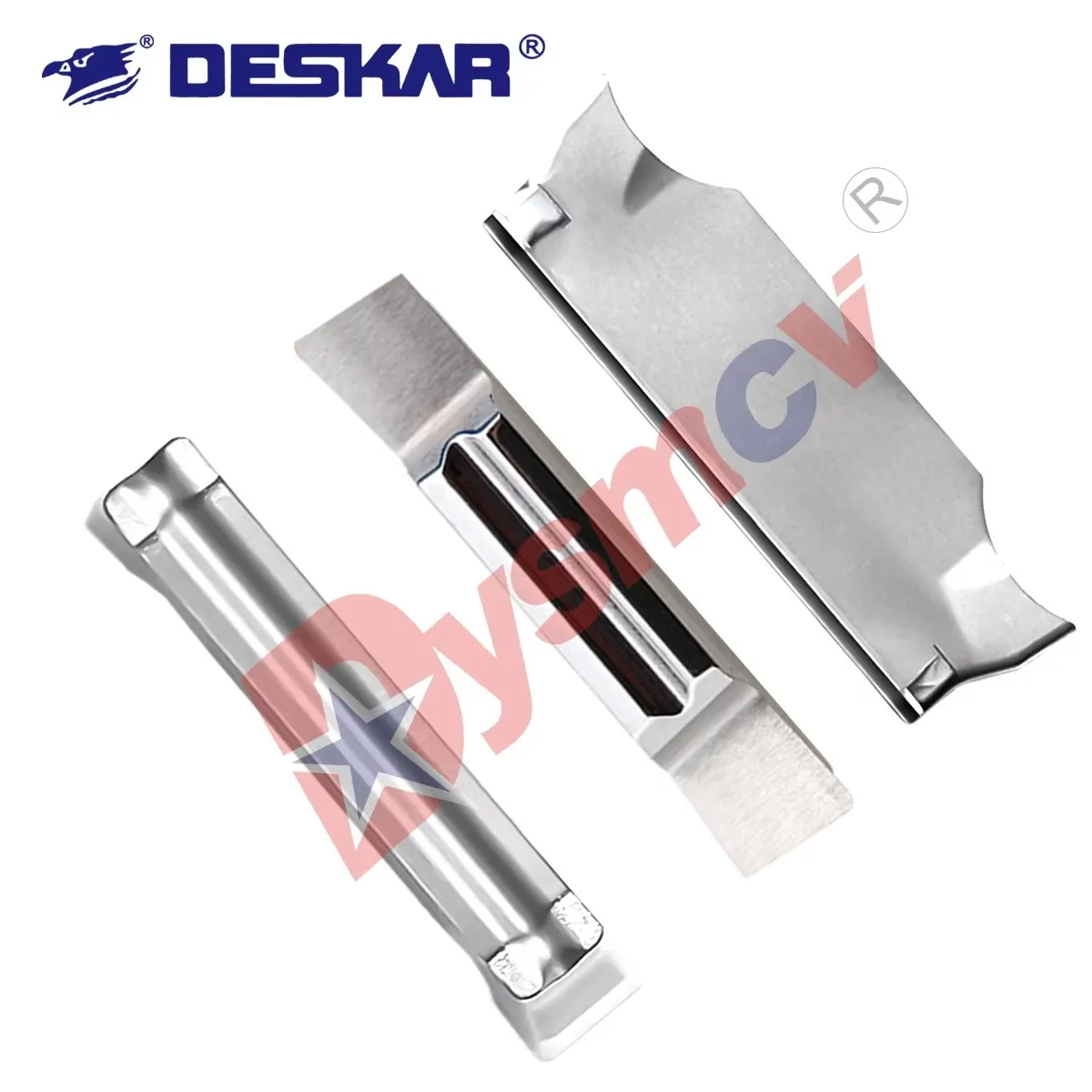 Фото Оригинальные токарные пластины DESKAR MGGN150L-8, MGGN200L-8, MGGN300L-8 K10 для обработки меди и алюминия №5