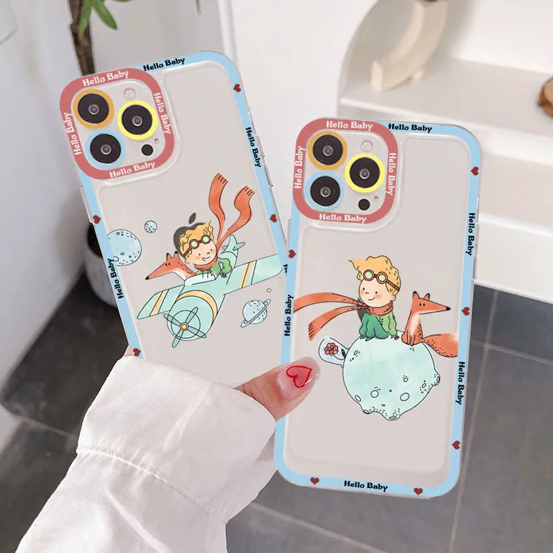 

Little Prince Phone Case for iPhone 11 12 13 Mini Pro Max 14 Pro Max Case shell