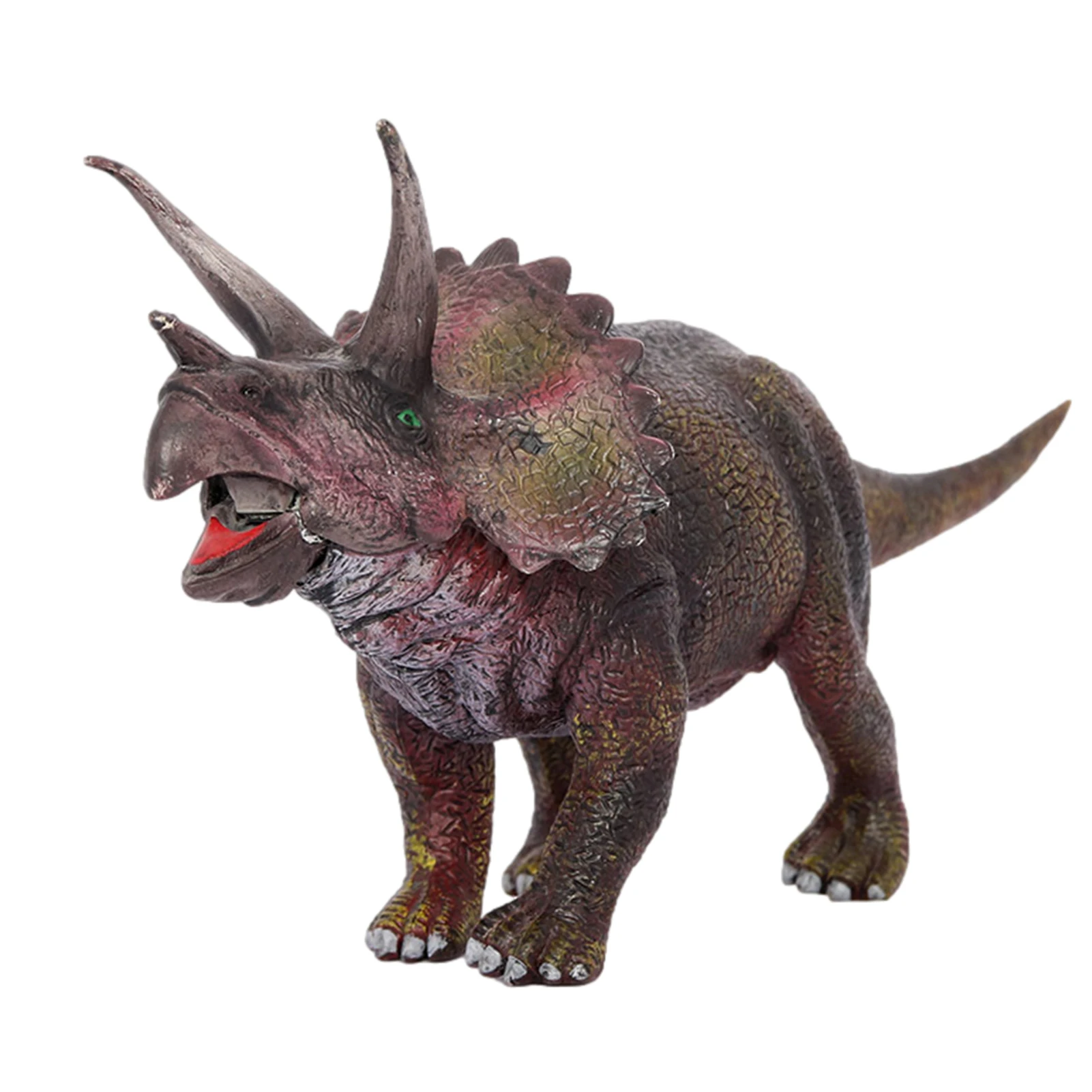 

Triceratops Dinosaur Toys Realistic Small Dinosaur Figures Dinosaur Models With Open And Closed Mouth Dinosaur Party Favors
