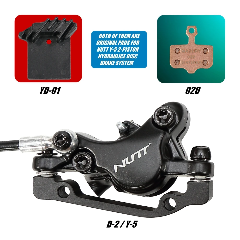 02D спеченная дисковая тормозная колодка для суппорта NUTT ZOOM XOD JAK SHIMANO