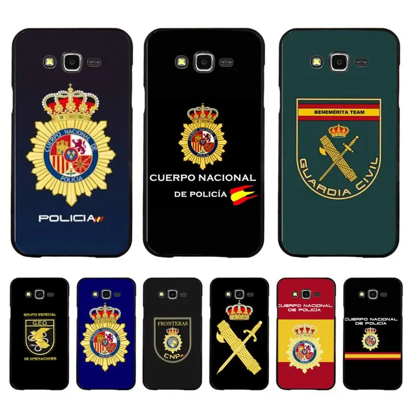 

Spain National Police logo Phone Case for Redmi 8 9 9A for Samsung J5 J6 Note9 for Huawei NOVA3E Mate20lite cover