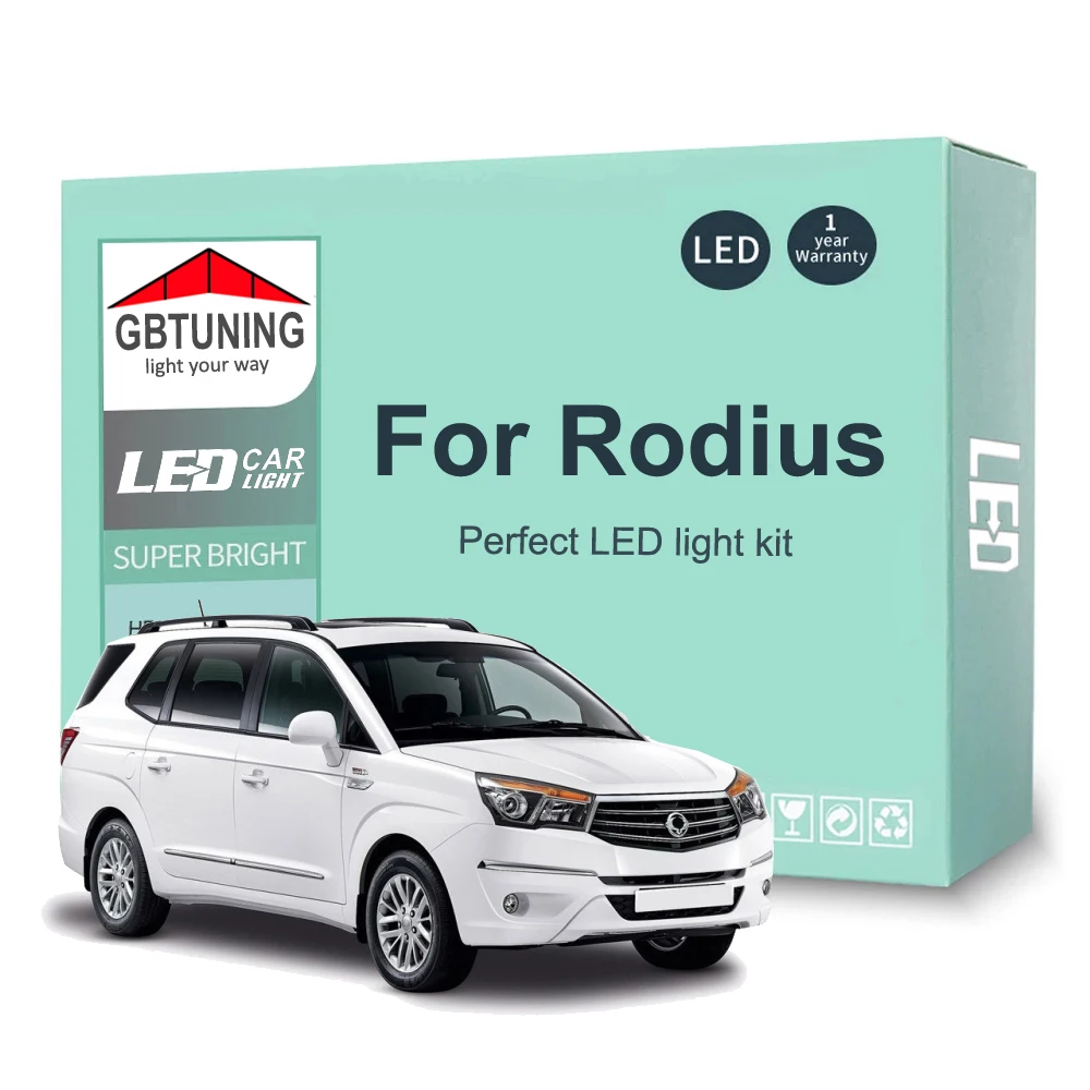 Комплект светодиодных ламп для светильник освещения Ssangyong Rodius 2005-2015 2016 2017 2018 2019 2020