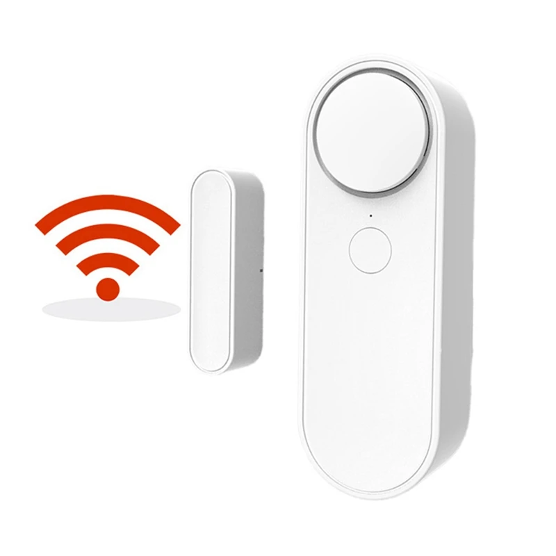 

Датчик окон и дверей Tuya с Wi-Fi, детектор открытия/закрытия окон, независимый Магнитный сенсор для Alexa Google Home
