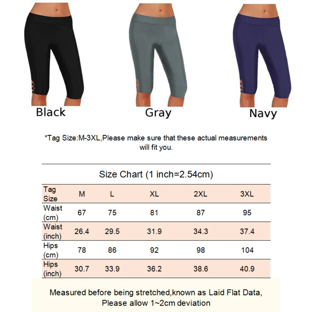 Women's High Waist Swim Shorts Summer Beach Surf Shorts Swimming Trunks Comfortable Sports Shorts Swimwear Shorts