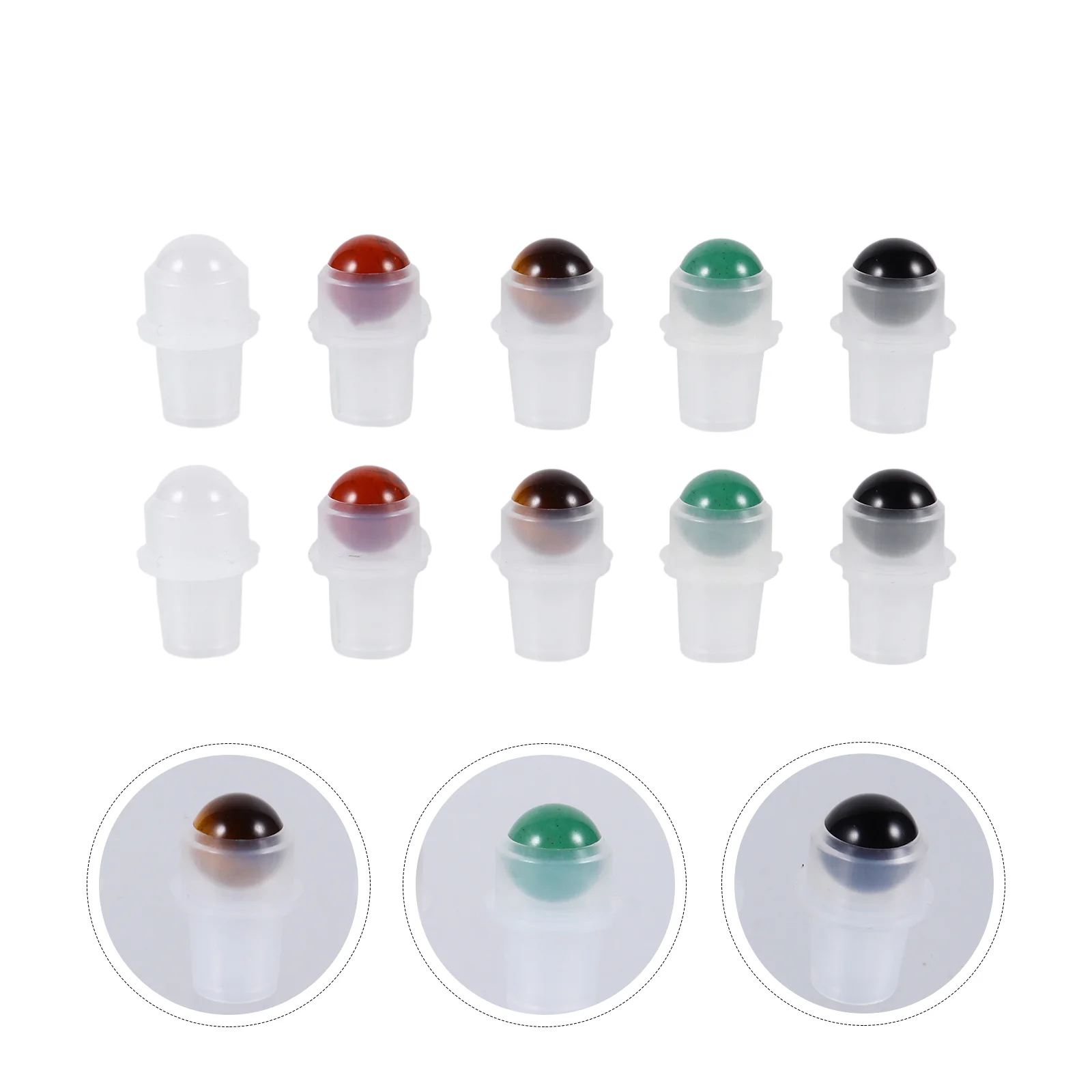 

10pcs Essential Oil Roller Bottles Compact Portable Roller Bottle Holder