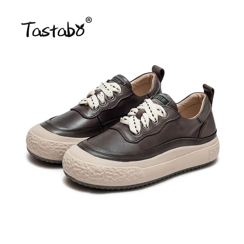 

Женские туфли из натуральной кожи на плоской подошве, осенняя мягкая удобная выразительная обувь ручной работы в стиле ретро, 2022