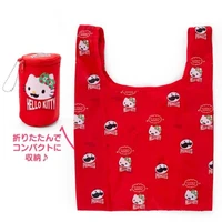 kawaii sanrios shopping bag hellokittys cinnamoroll cartoon cute foldable anime portable travel handbag girl birthday gift