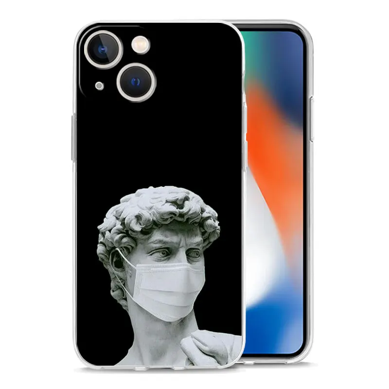 Мягкий чехол из ТПУ для Apple iPhone 13 Pro Max 12 Mini 7 8 Plus 6 6S + 5 5S X XS XR телефона 11