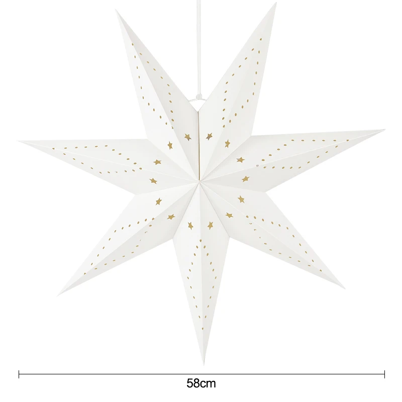 

Подвеска звезда картон