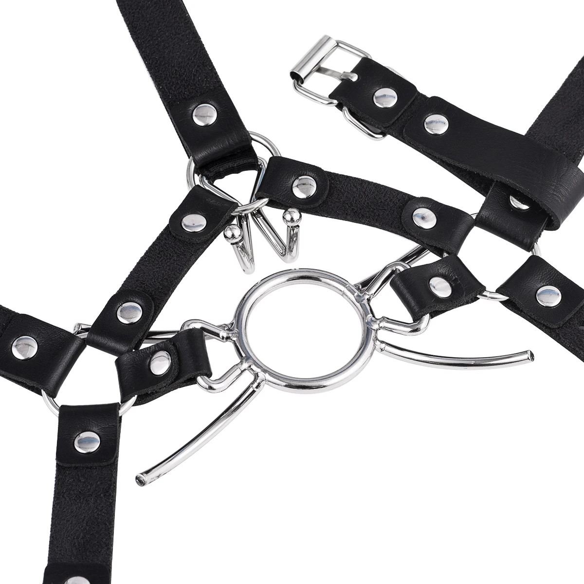 Регулируемый тип ремня крышка для головы заглушка рта фаллоимитатор крючок носа