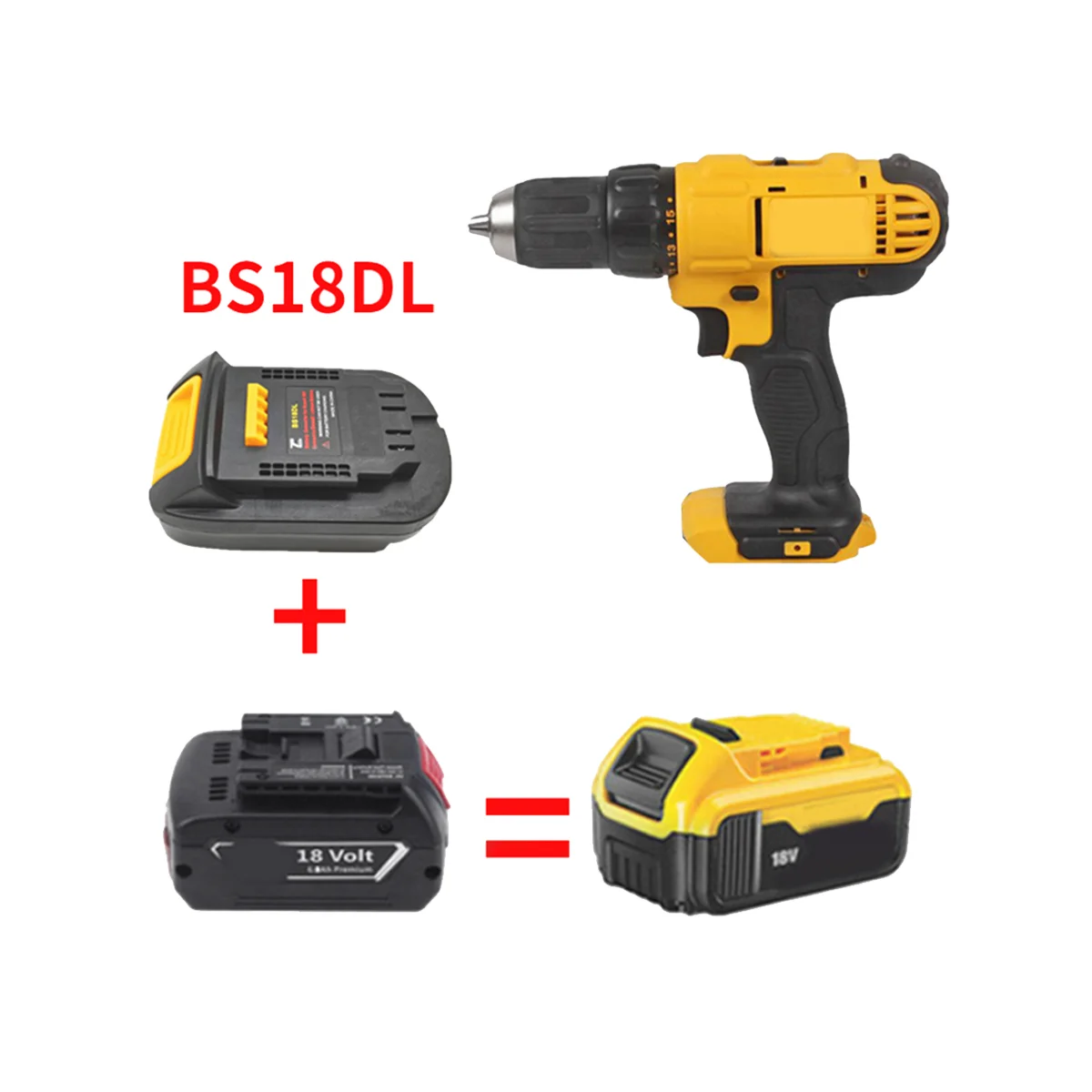 Адаптер аккумулятора BS18DL для 18 в/20 в