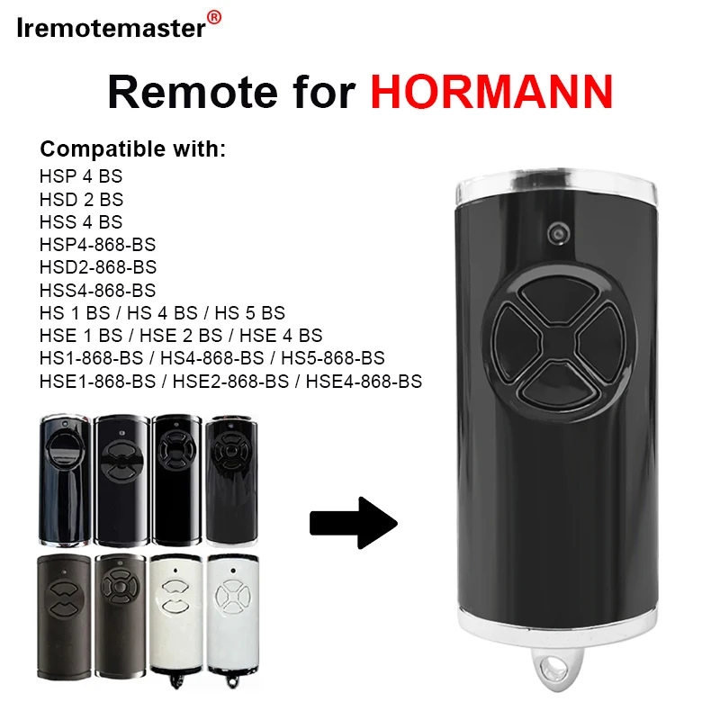 Для HORMANN BiSecur гаражный пульт дистанционного управления 868 МГц для HSE4 HS1 HS4 HS5 HSP4 HSD2