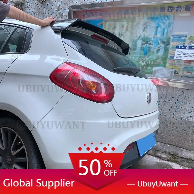 

New Design For FIAT BRAVO II 2006 To 2016 Spoiler High Quality Spoiler By Rear Window Roof Spoiler DIY Paint BRAVO Spoiler