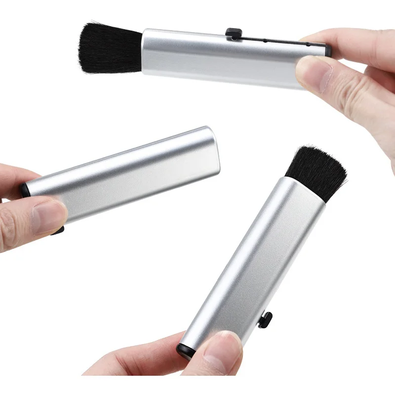 

Mini Car Interior Dusting Detail Brush Retractable Super Soft Bristles Limpieza Coche Detailing Car Products Car Cleaning Tools