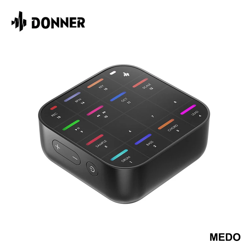 Donner MEDO Bluetooth MIDI портативный многофункциональный музыкальный инструмент Groovebox