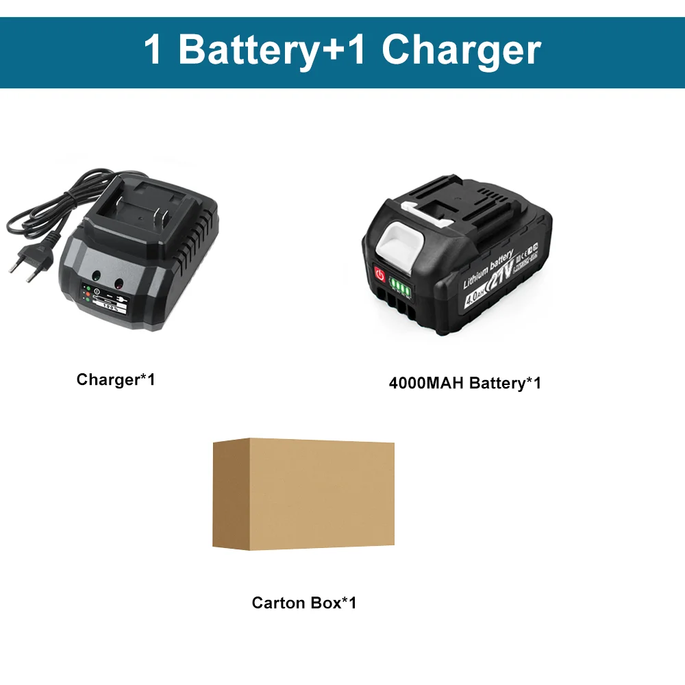 

4,0 Ач литий-ионная аккумуляторная батарея для Makita, индикатор емкости литиевой батареи для 21 В, 18 В, электрический гаечный ключ, дрель, электроинструмент