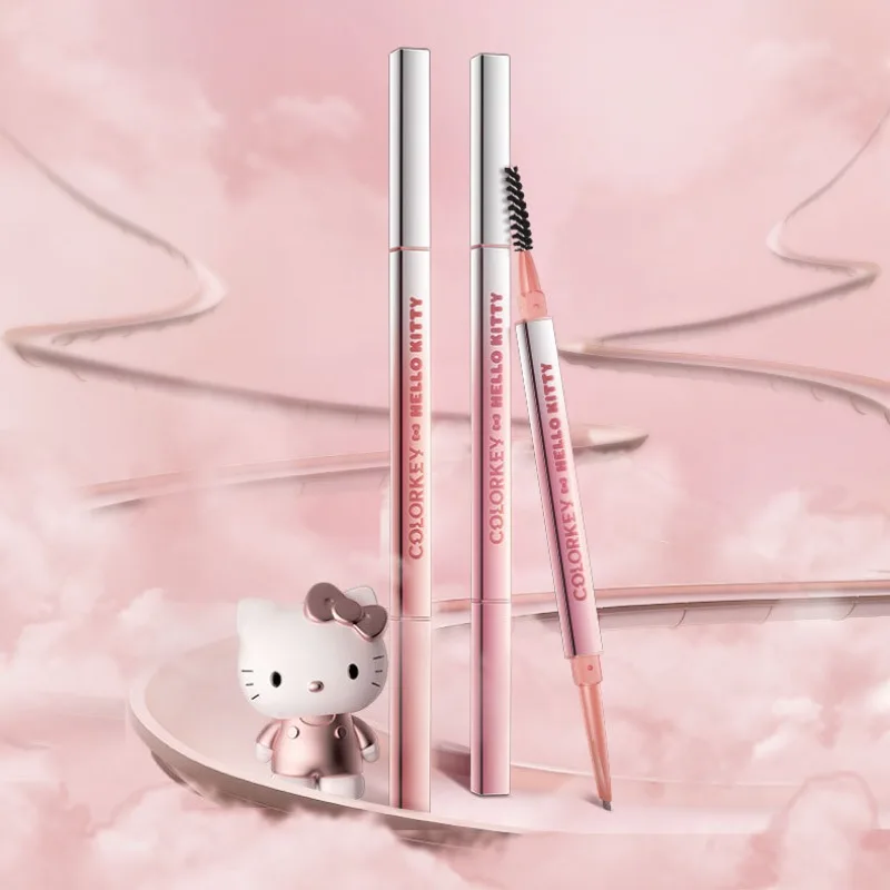

Sanrios Hello Kitty Eyebrow Pencil Liquid Eyeliner Makeup Pen Waterproof Quick-drying Long-lasting Non-smudge Kawaii Makeup Tool
