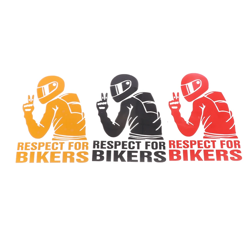 

Respect For Bikers Sticker Car Vinyl Decal Funny Motorcycle Waterproof