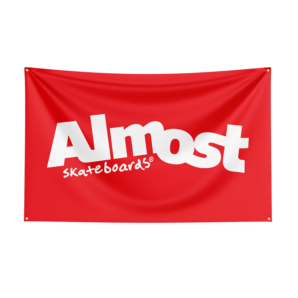 

90x150cm Almosts Flag Polyester Printed Skateboards Banner For Decor ft flag banner