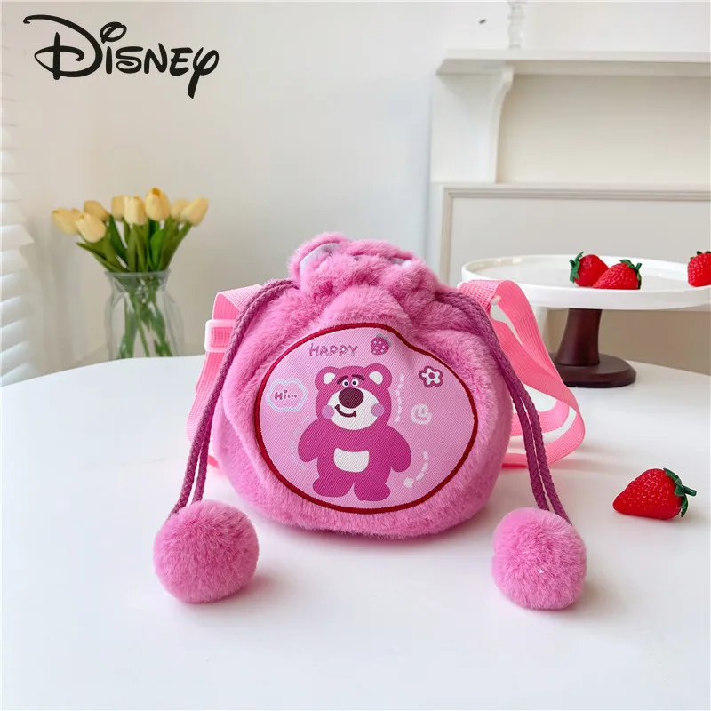 Disney New Doll Plush Bag Fashion High Quality Girls' Crossbody Bag Cartoon Small Fresh Versatile Children's Crossbody Bag