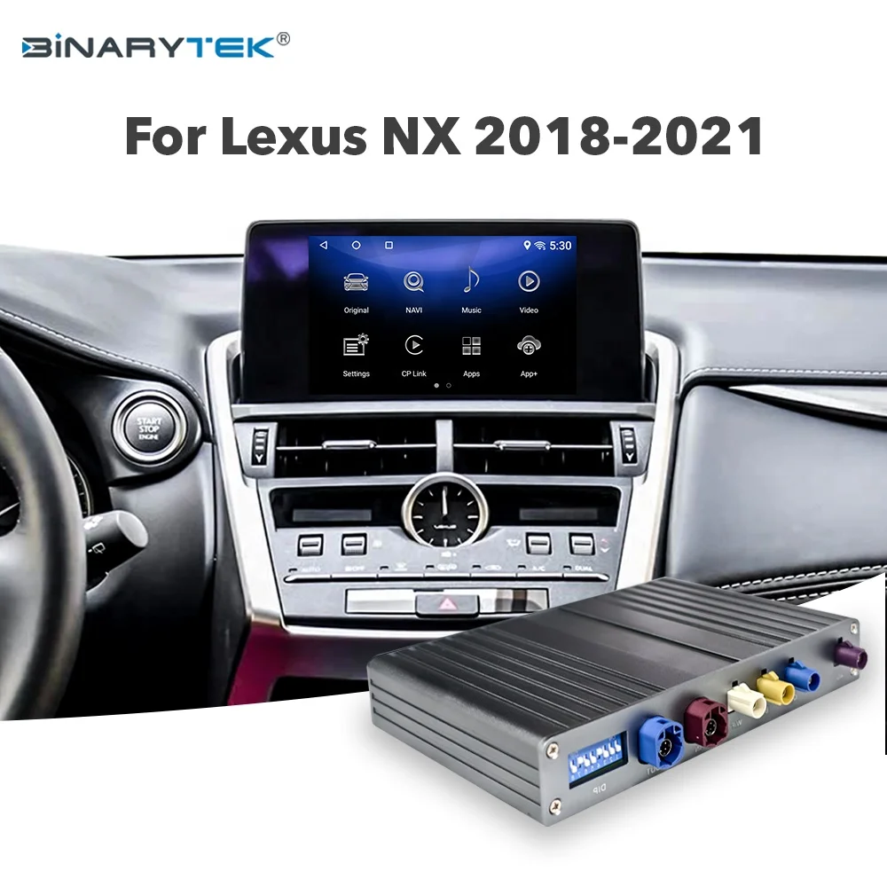 Фото Новый модуль Android-интерфейса для Lexus NX 2018-2021 с беспроводными Android Auto и CarPlay от Qualcomm Binarytek №1
