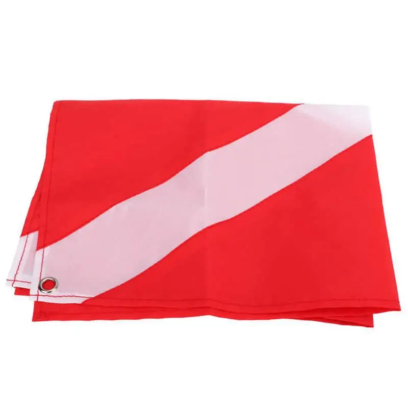 Scuba Diving Flag Polyester Fiber Diver Down Flag 19.69'x 24.41'Outdoor Snorkeling Diving Marker For Scuba Diving Spearfishing