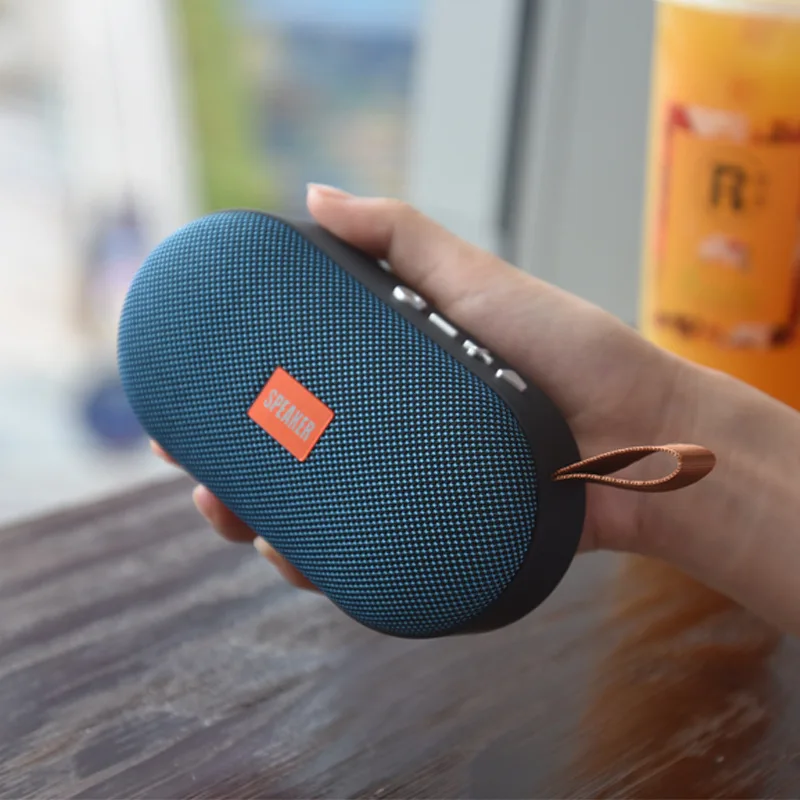 

T7 Fabric wireless Bluetooth speaker Subwoofer Mini pill outdoor card small speaker