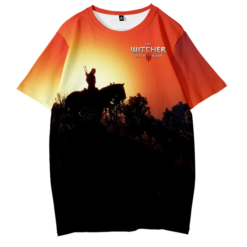 Футболка с коротким рукавом из аниме ведьер