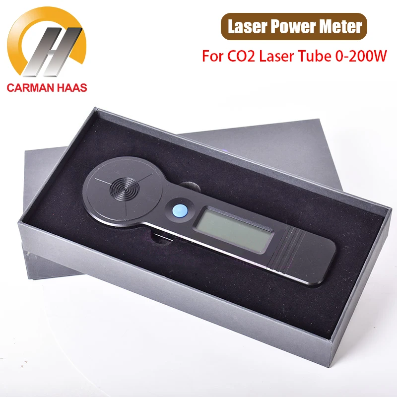 Carmanhaas Handheld CO2 Laser Tube Power Meter 0-200W HLP-200B Dynamometer For Laser Tube Engraving Cutting Machine