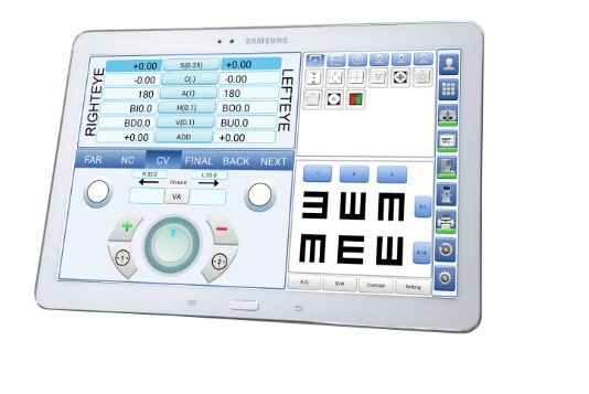 CV-7600 Цифровой фороптер лучшего качества с беспроводным устройством