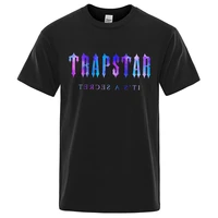 trapstar londan nebula printed t shirts men casual breathable brand cotton streetwear summer soft short sleeve oversized tshirt